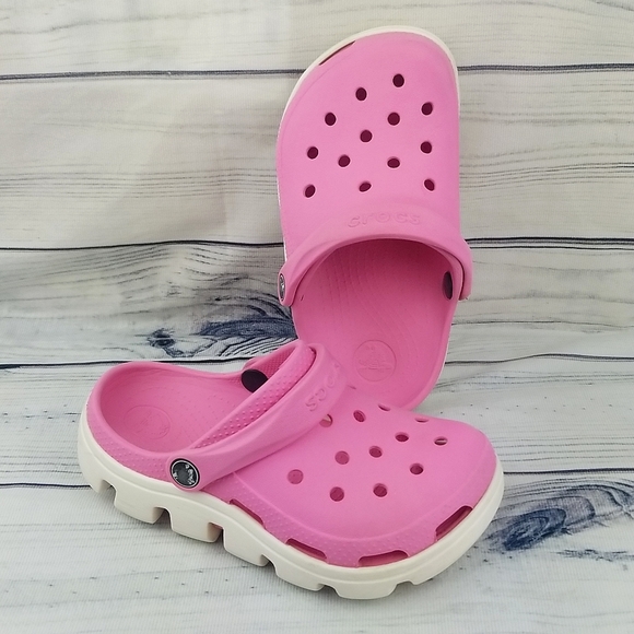 CROCS Other - Crocs Pink Off Road Clogs Girl Size 1
